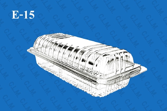 E15 กล่องเค้กพลาสติกE-15 กล่องพลาสติกใส กล่องใสฝาทรงโดม