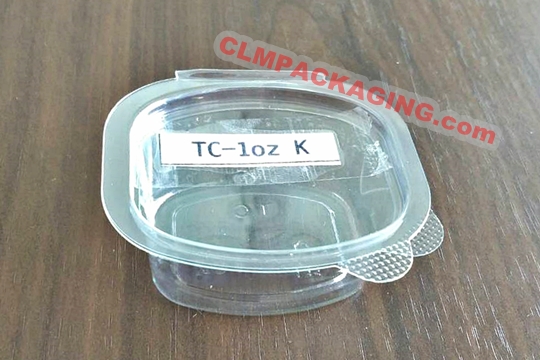 ถ้วยน้ำจิ้ม 1 oz. K  ตัวติดฝา ยี่ห้อ TC