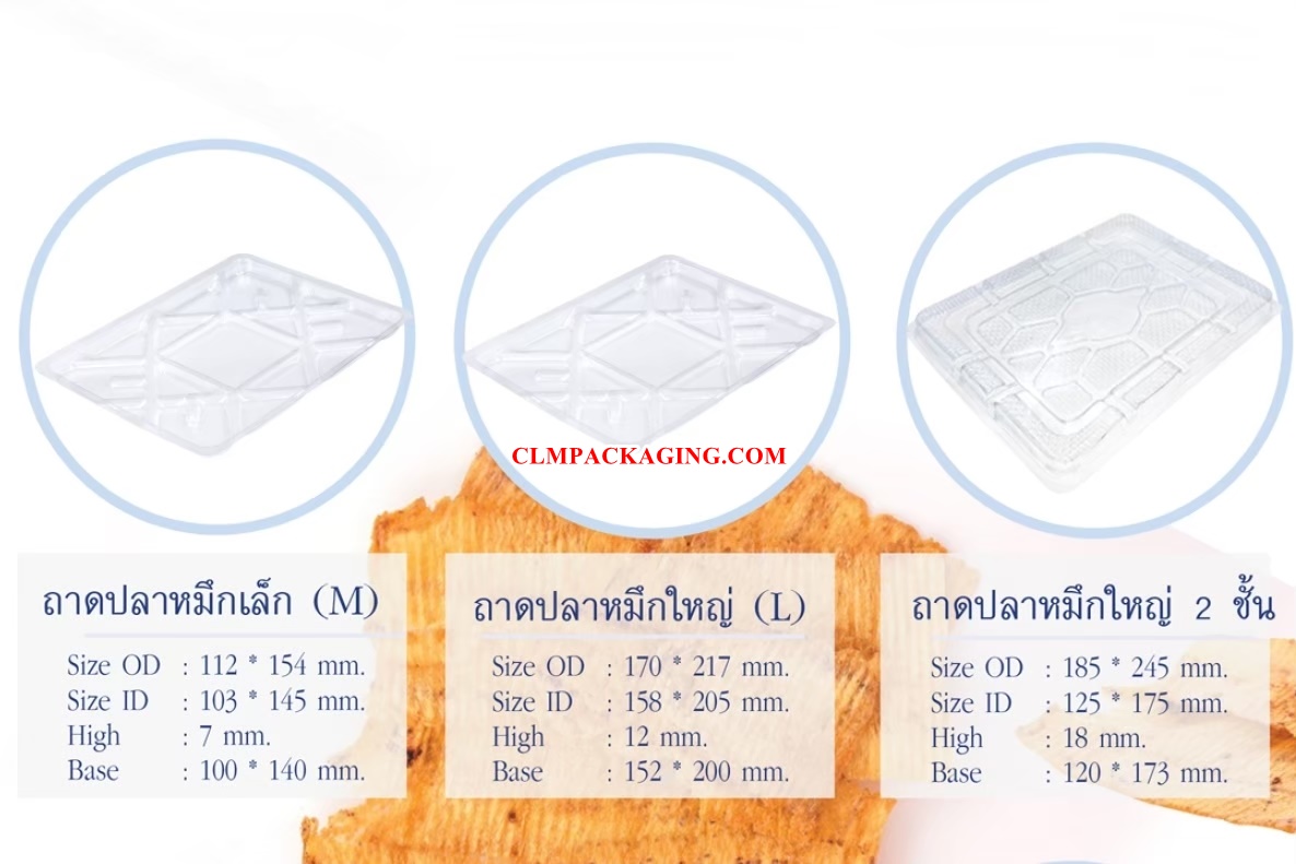 ถาดปลาหมึก