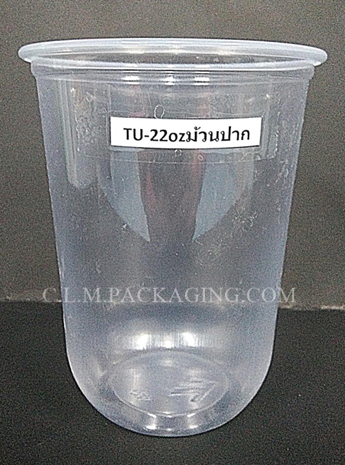 แก้ว   TU-22 oz. เรียบ แคปซูล ปาก 95 mm.